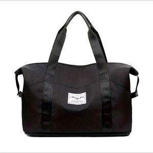 Foldable Totebag, Large Capacity. Has extendable bottom for extra storage.